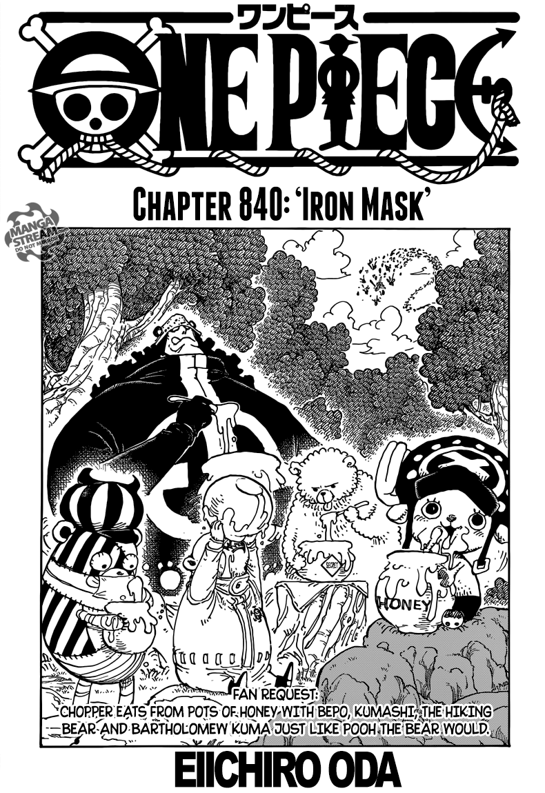 One Piece Chapter 840 1